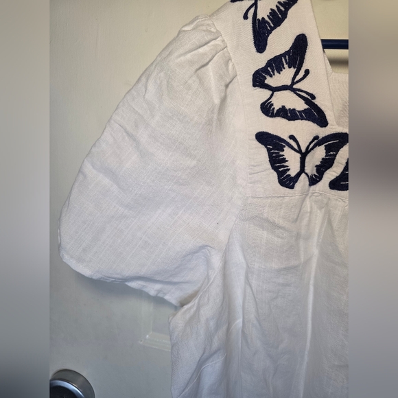 NWT Talbots Linen/Cotton Blend Blouse Size 2X - Picture 5 of 7